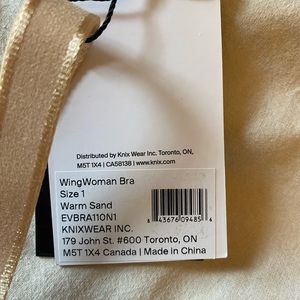 Know Wingwoman Bra size 1 NWT